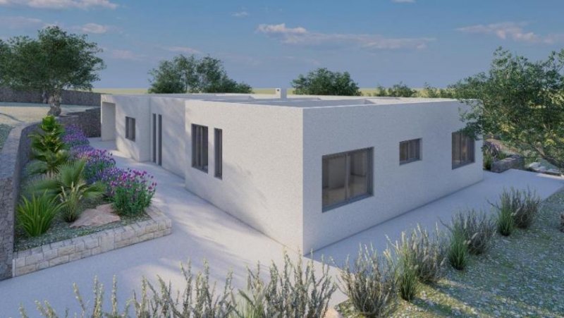 Kastellos bei Kournas Kreta, Kastellos bei Kournas: Elegante und moderne Villa im Bau zu verkaufen Haus kaufen